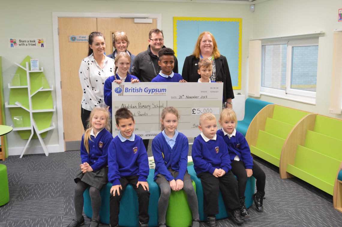 british gypsum donates £5000 to local school