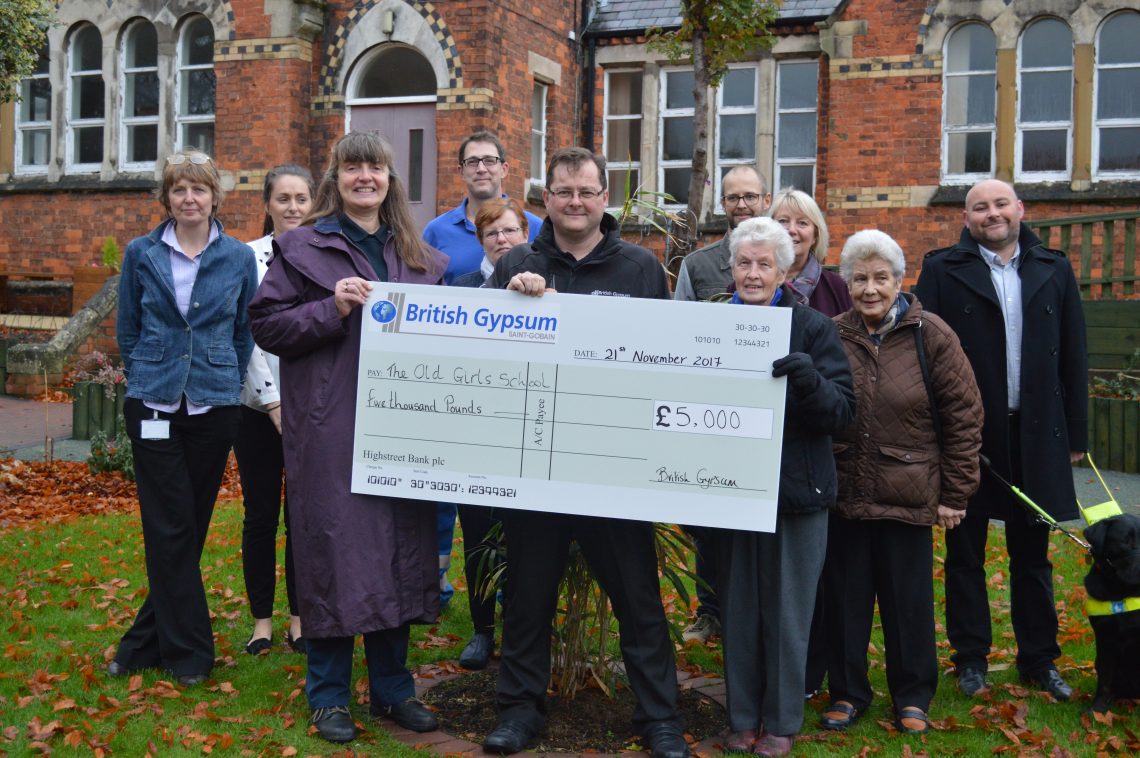 british gypsum donate 5000 to old girls' school