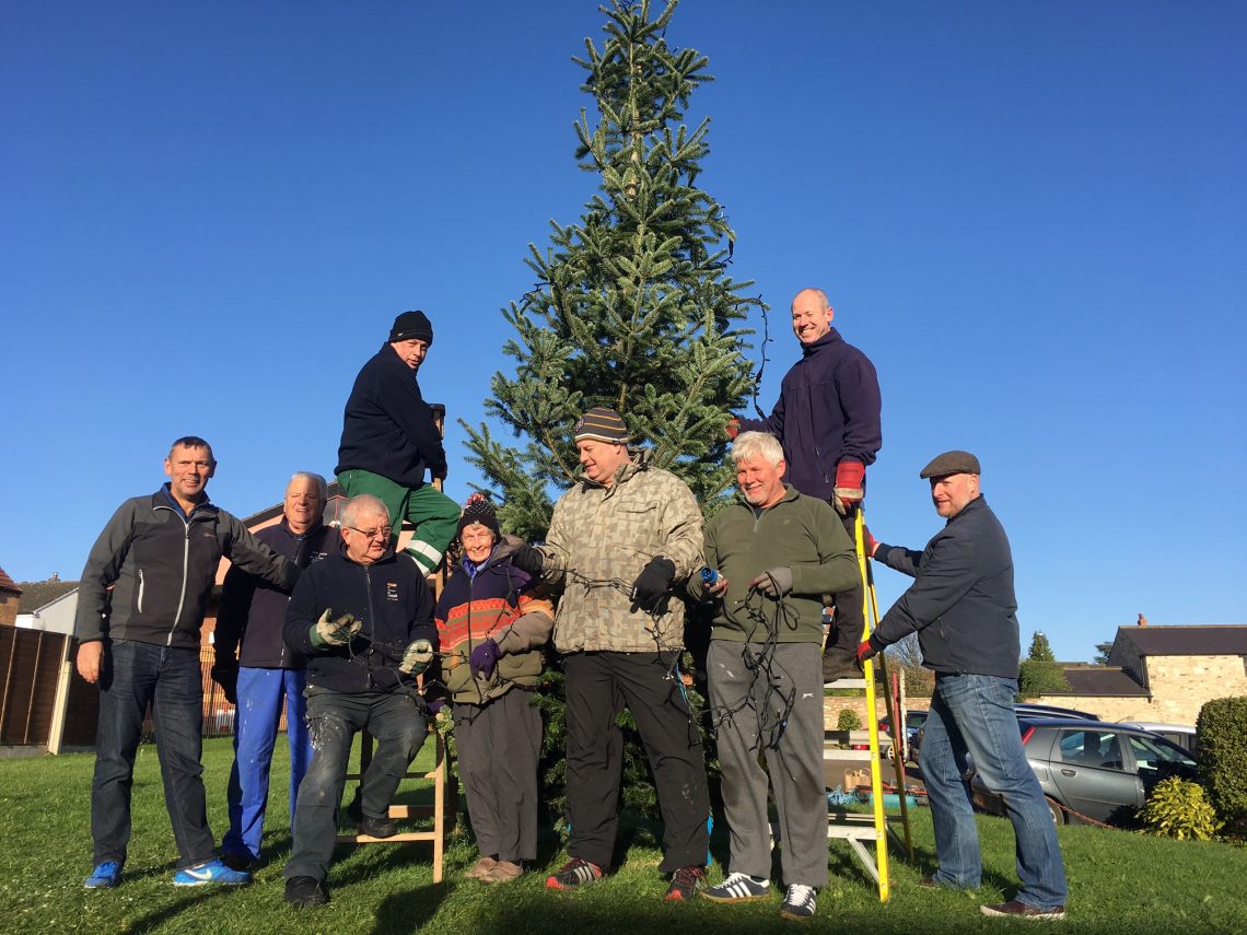 sherburn village christmas tree