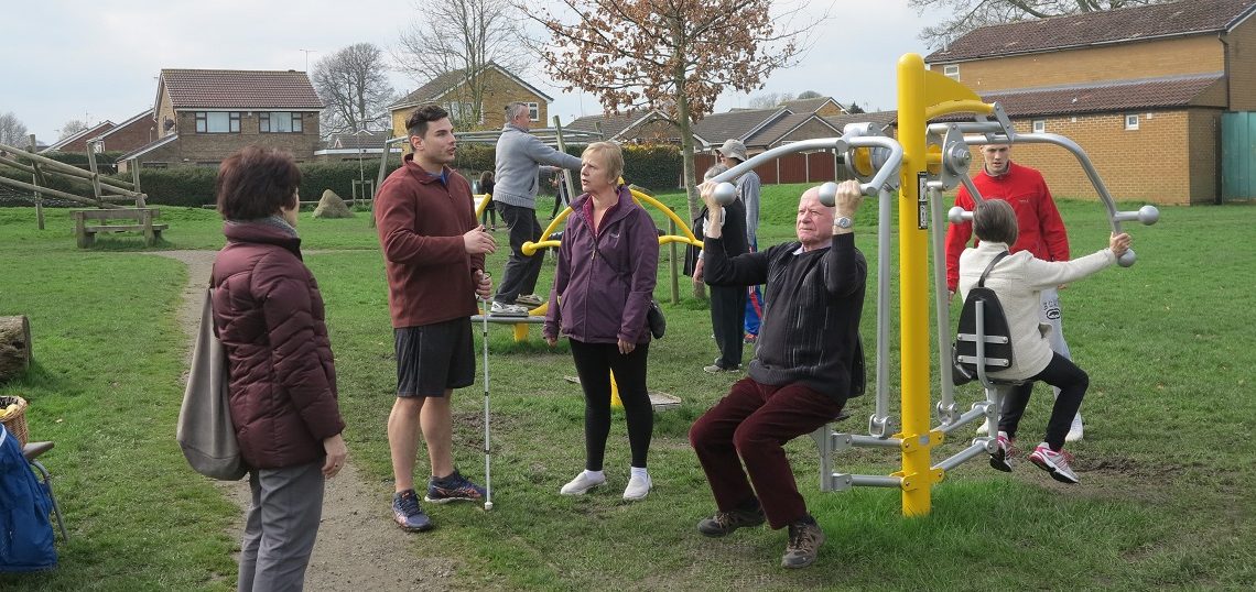 sherburn outdoor gym instructor training session