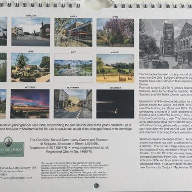 Sherburn in Elmet 2020 Calendar