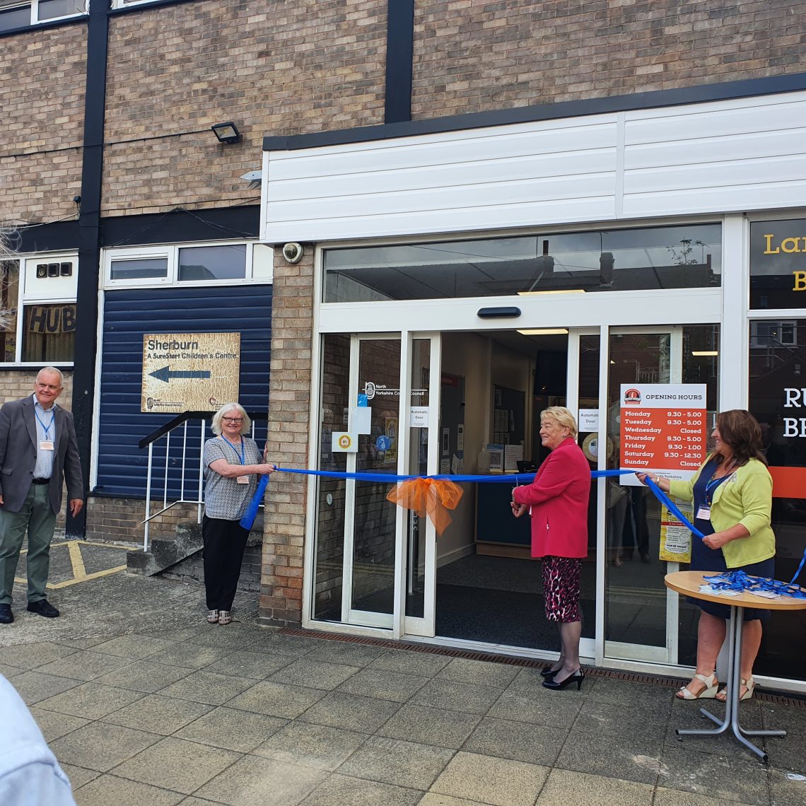 Sherburn & Villages Community Library is officially Re-opened