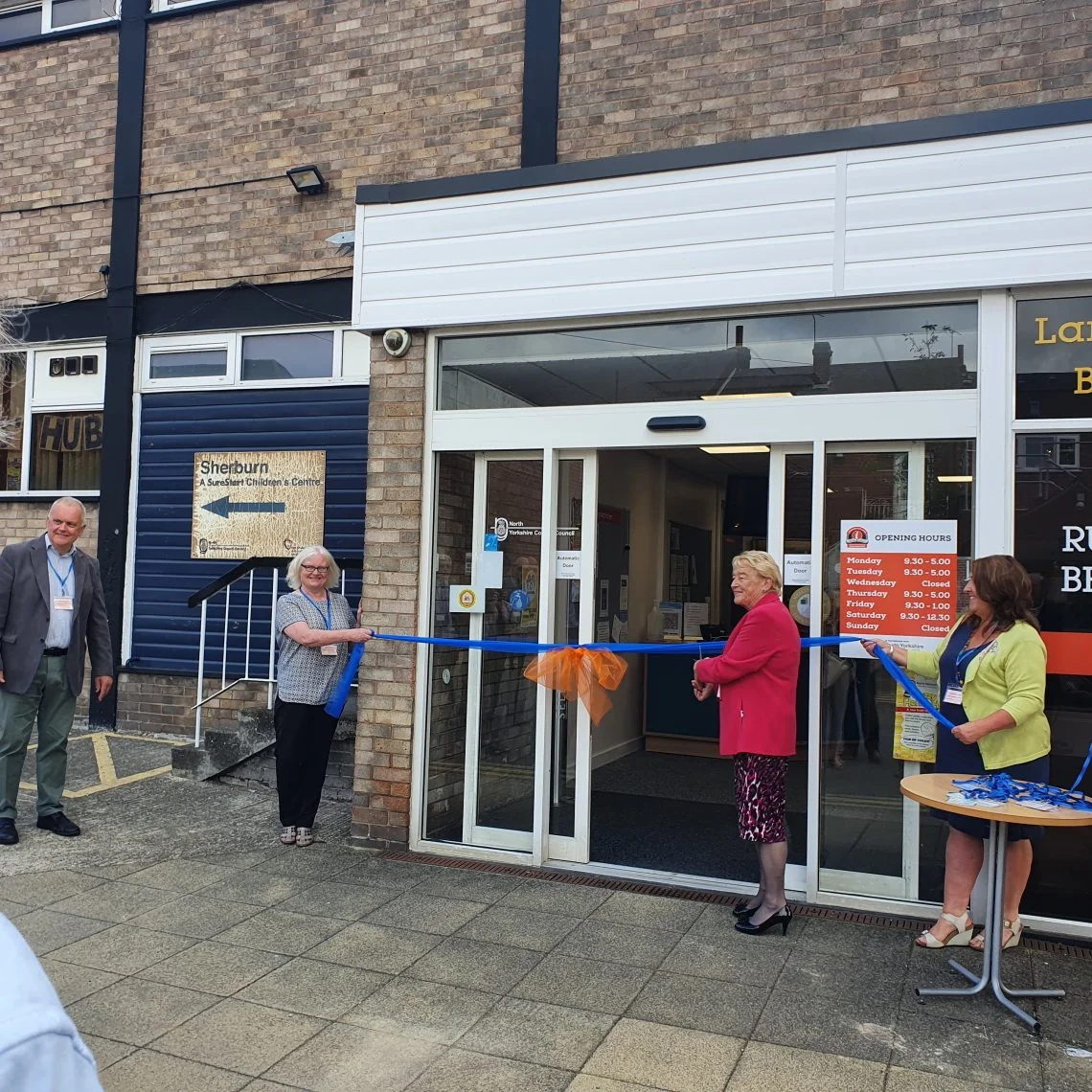 Sherburn Villages Community Library is officially Re opened