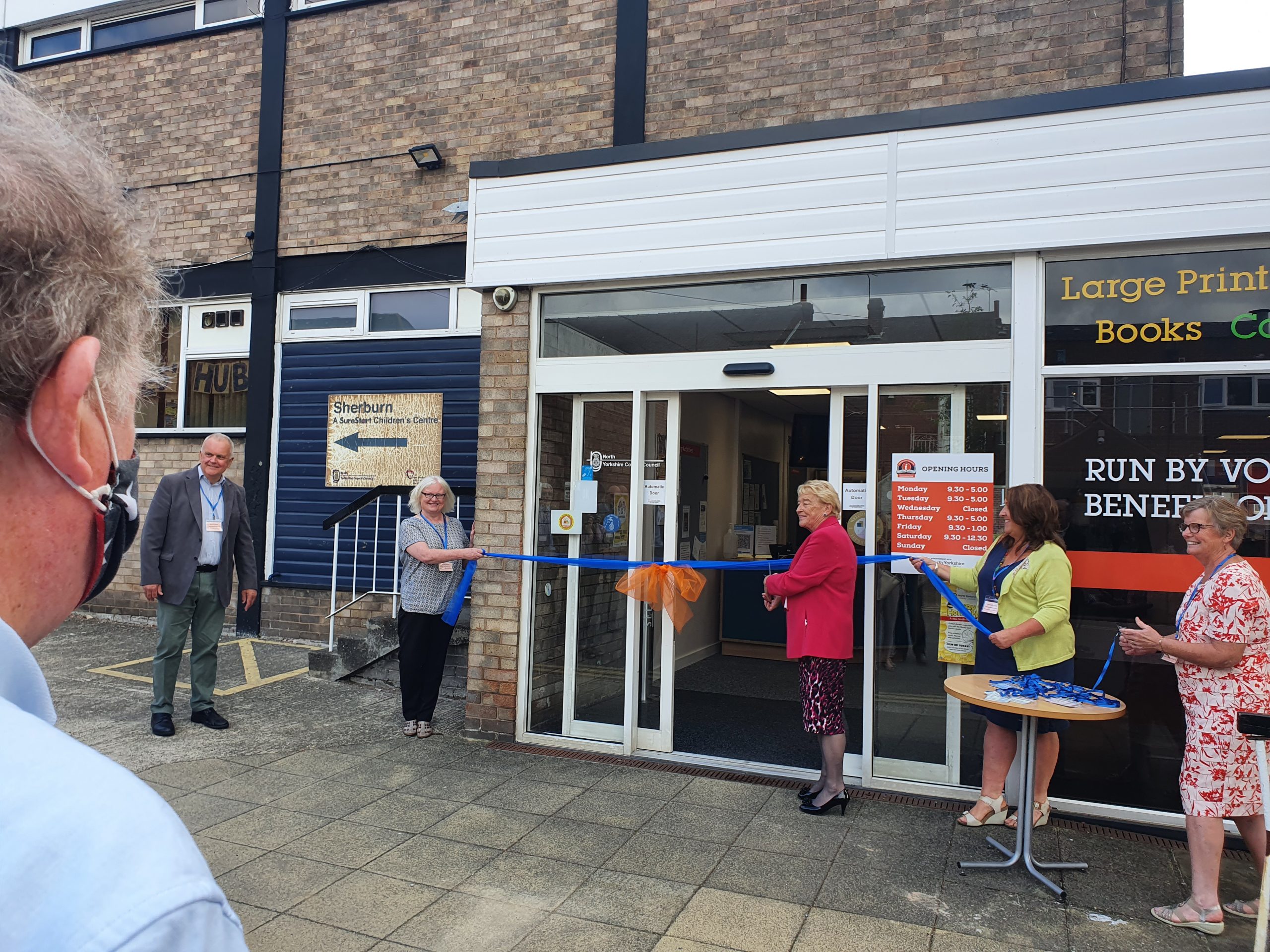 Sherburn & Villages Community Library is officially Re-opened