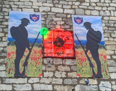 All Saints Poppy Project (Aiming for a waterfall of poppies from the church tower for November remembrance!)