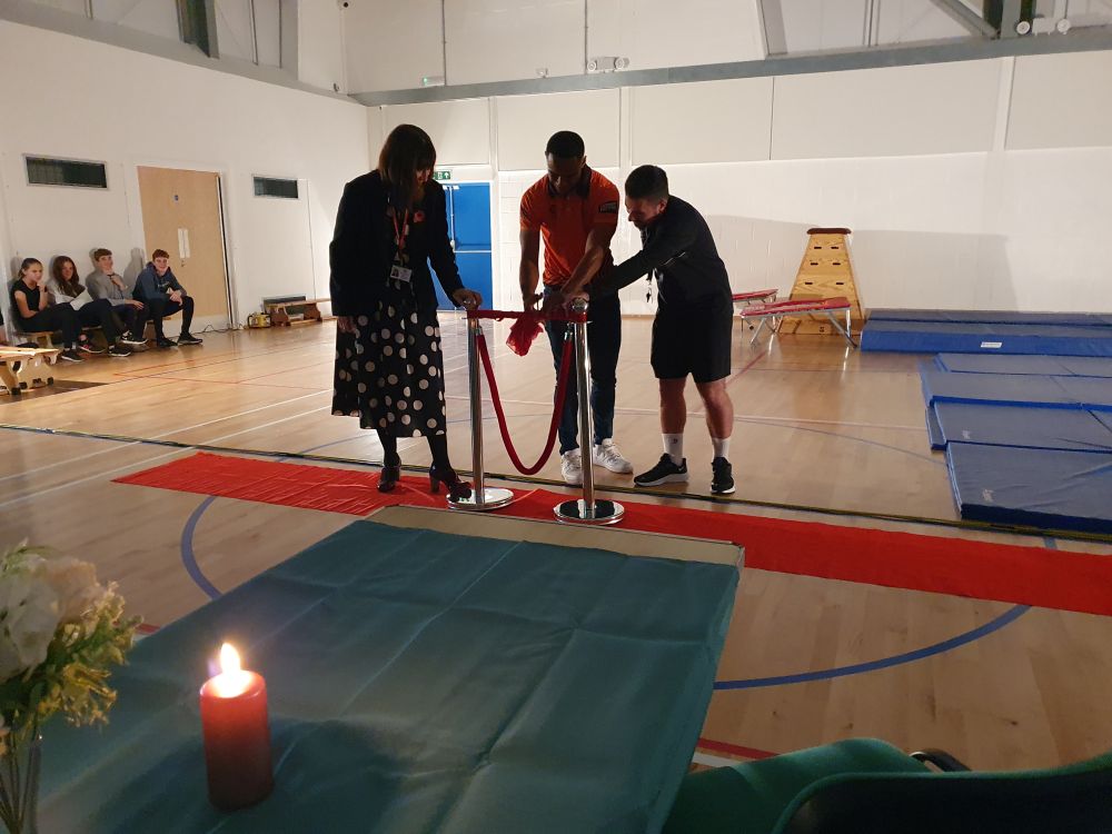 Grand re-opening of the Sherburn High School Gym