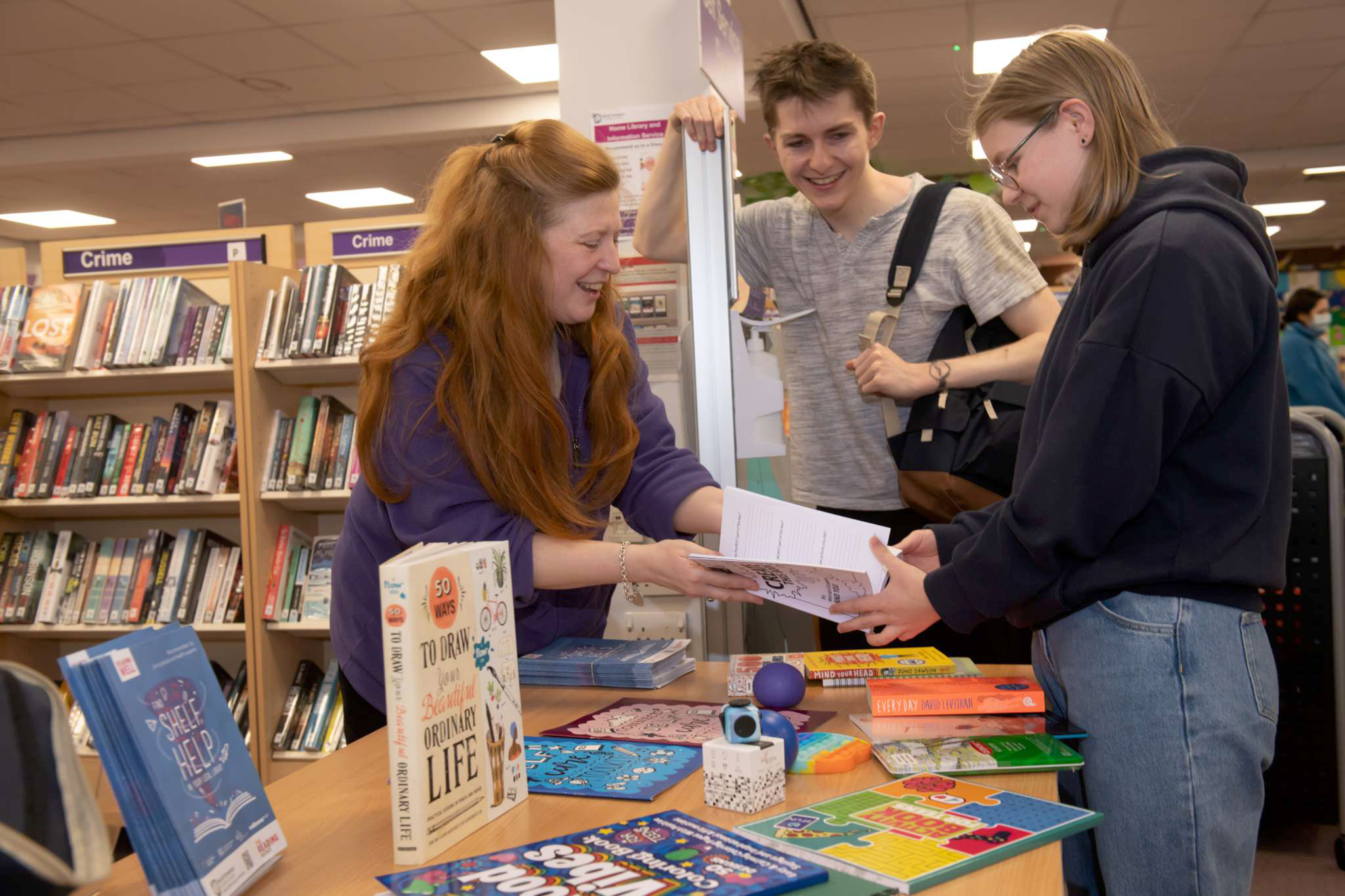 Libraries host activities to help you to take care of yourself