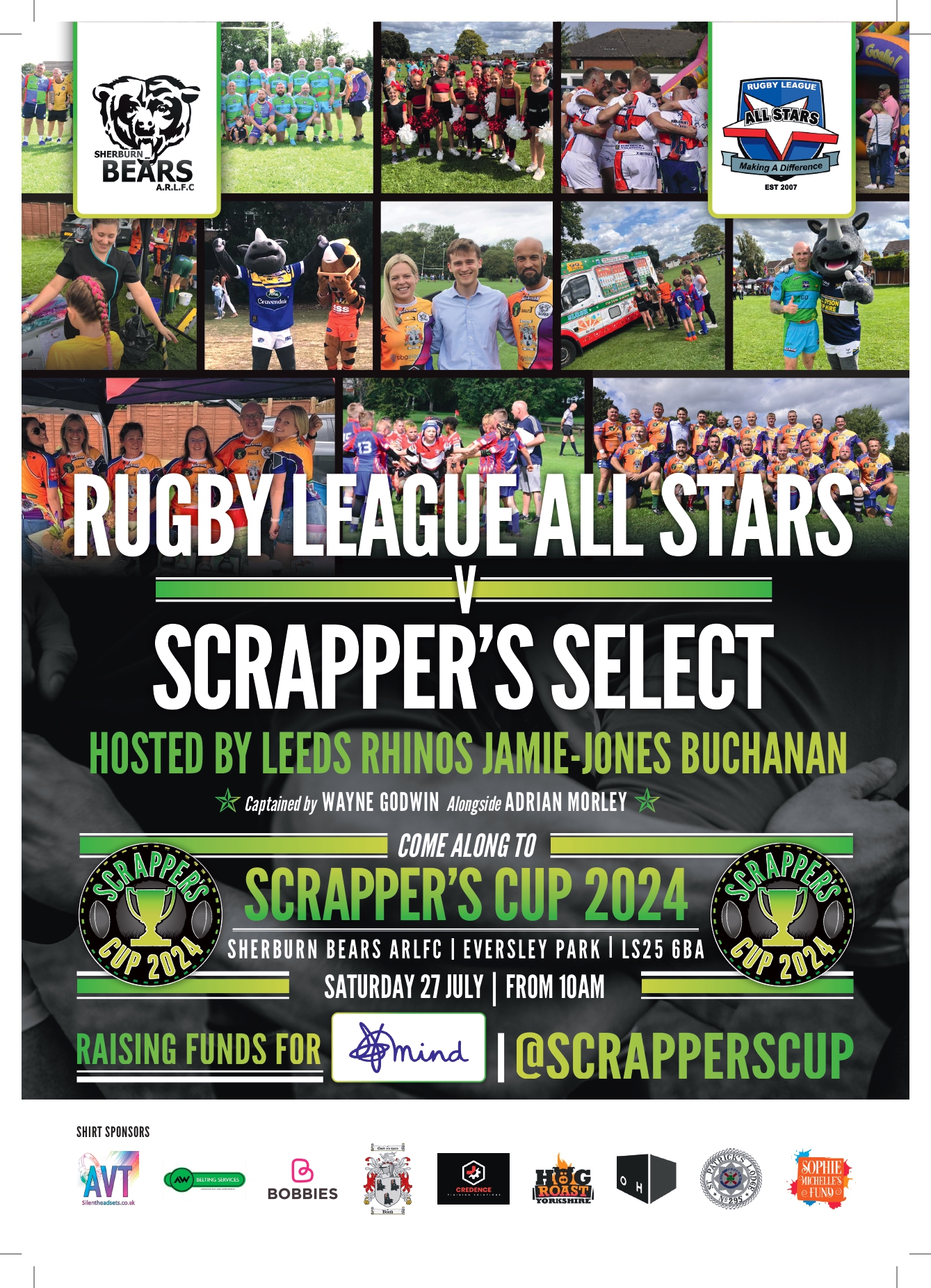 The annual charity rugby tournament Scrapper's Cup