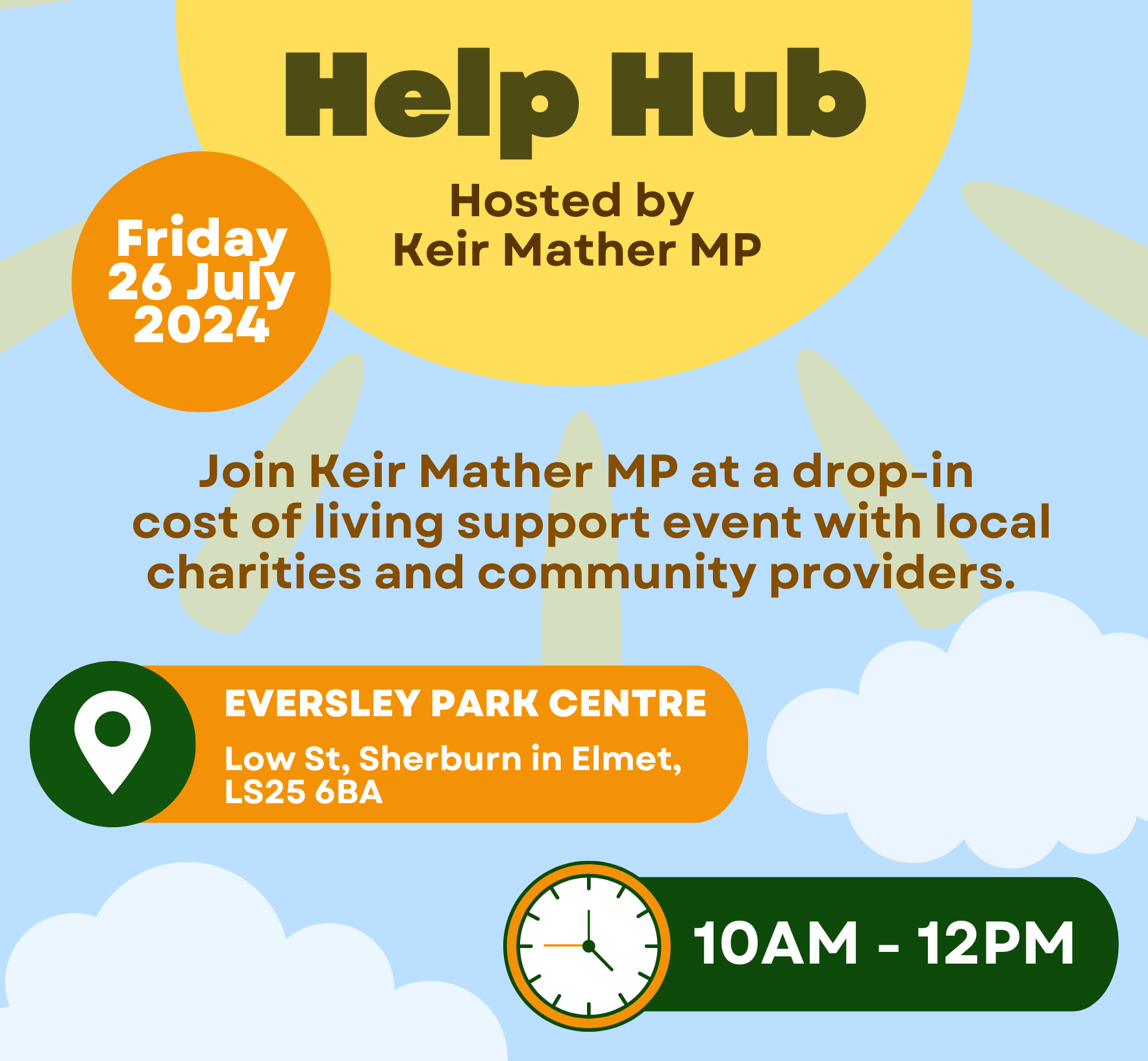 Sherburn Help Hub - Hosted by Keir Mather MP